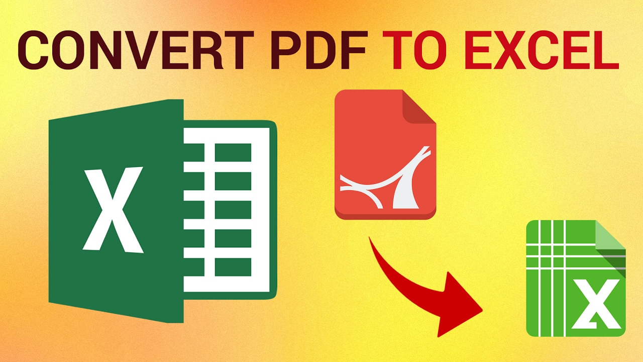 pdf to excel converter free online