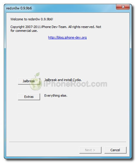 Redsn0w download for windows 4.3.1